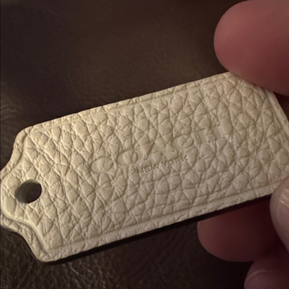 Coach Cream Studded Leather Crossbody Bag - Picture 6 of 6